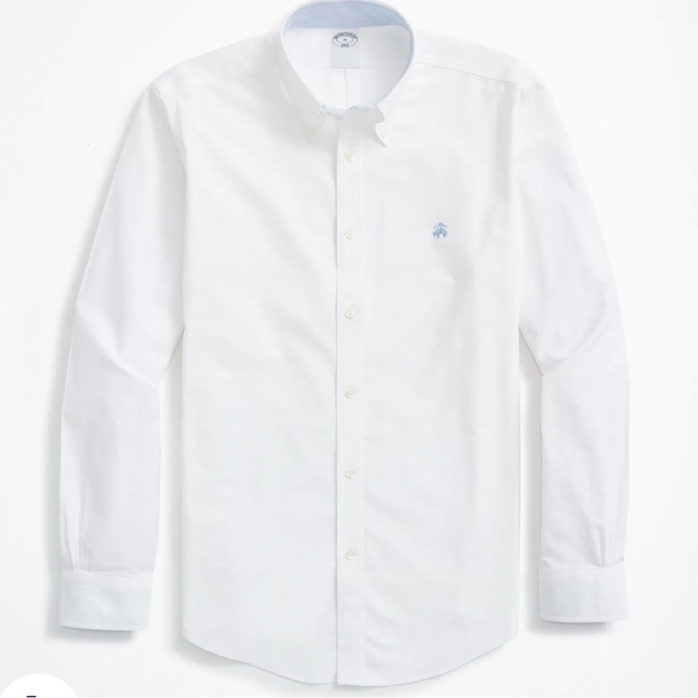 Brooks Brothers- Milano Non-Iron Oxford Button-Down Collar Sport Shirt